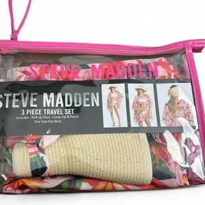 Steve Madden 3-piece travel set, one size fits most